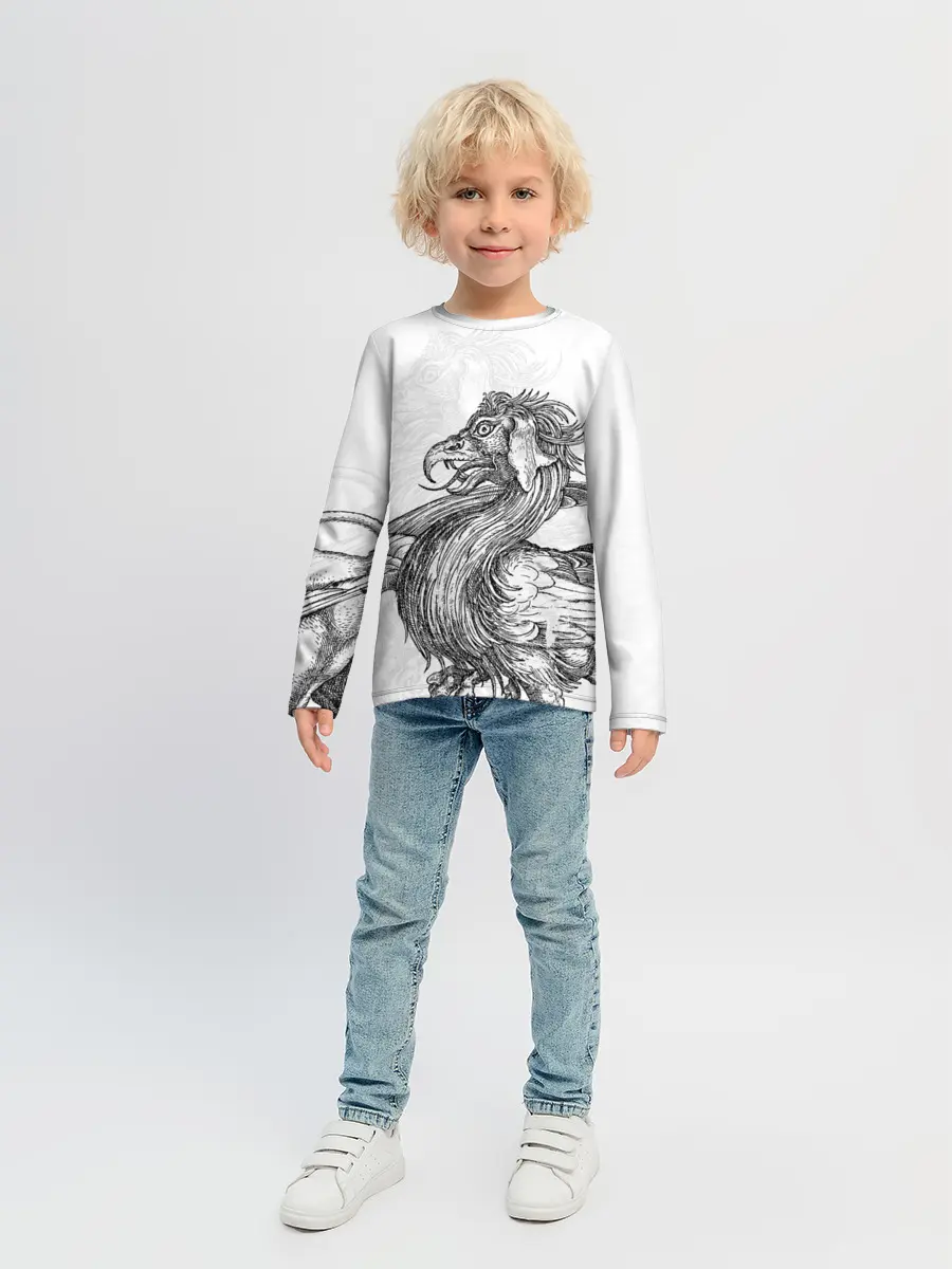Детский лонгслив / Грифон