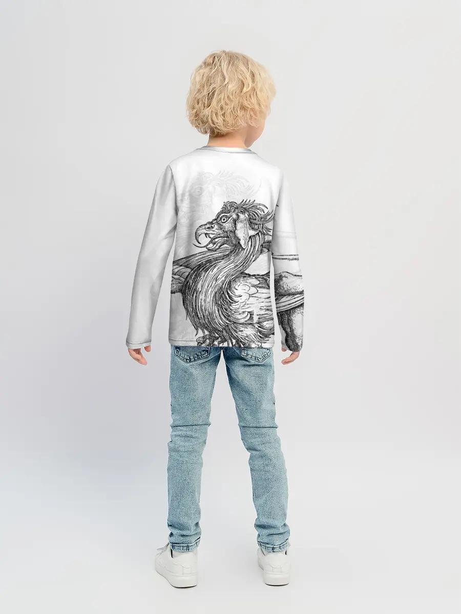 Детский лонгслив / Грифон