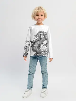 Детский лонгслив / Грифон