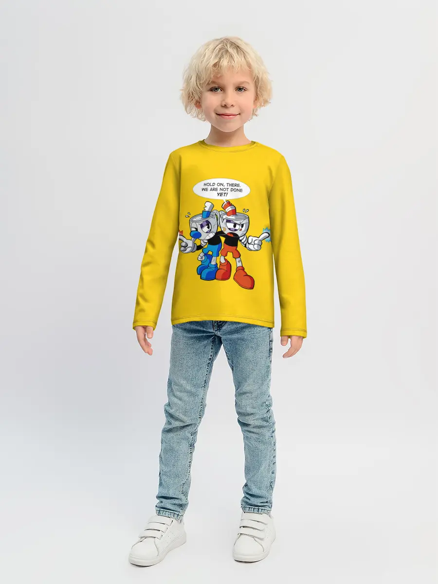 Детский лонгслив / Побитые кружки