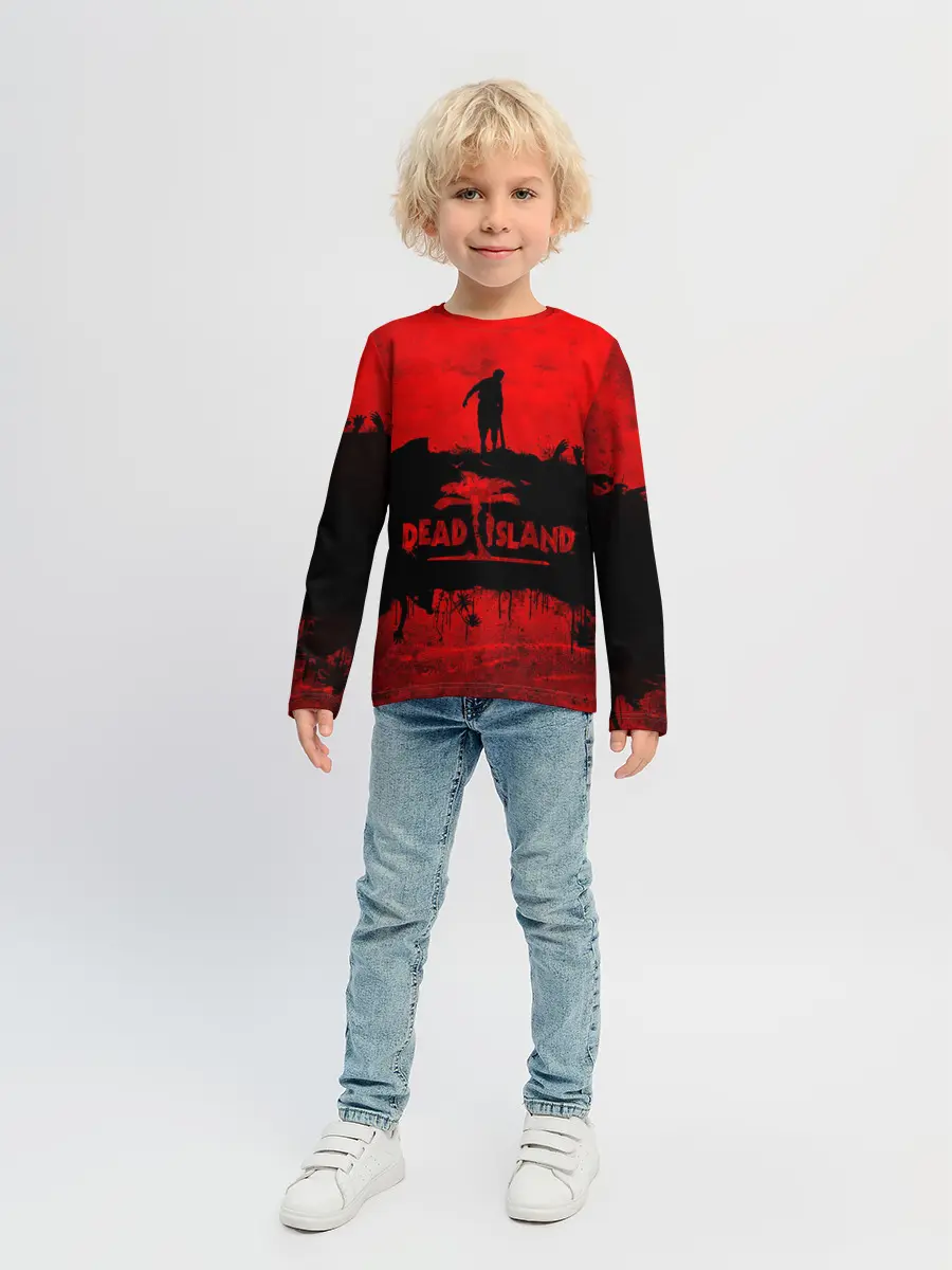 Детский лонгслив / Island of blood