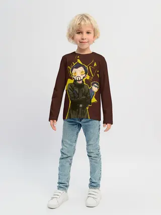 Детский лонгслив / Anime Adam Jensen