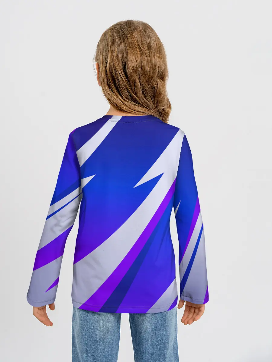 Детский лонгслив / SPORT STYLE BLUE