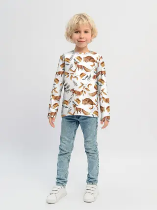 Детский лонгслив / Лиса