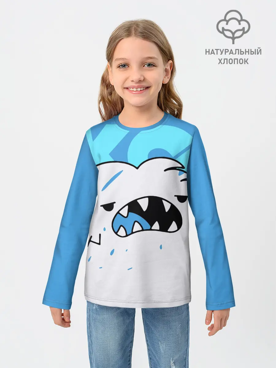 Детский лонгслив / SK8 the Infinity. Скейт Ланги