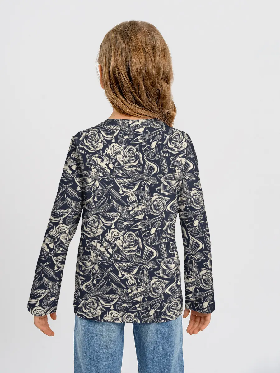 Детский лонгслив / Тату мастер