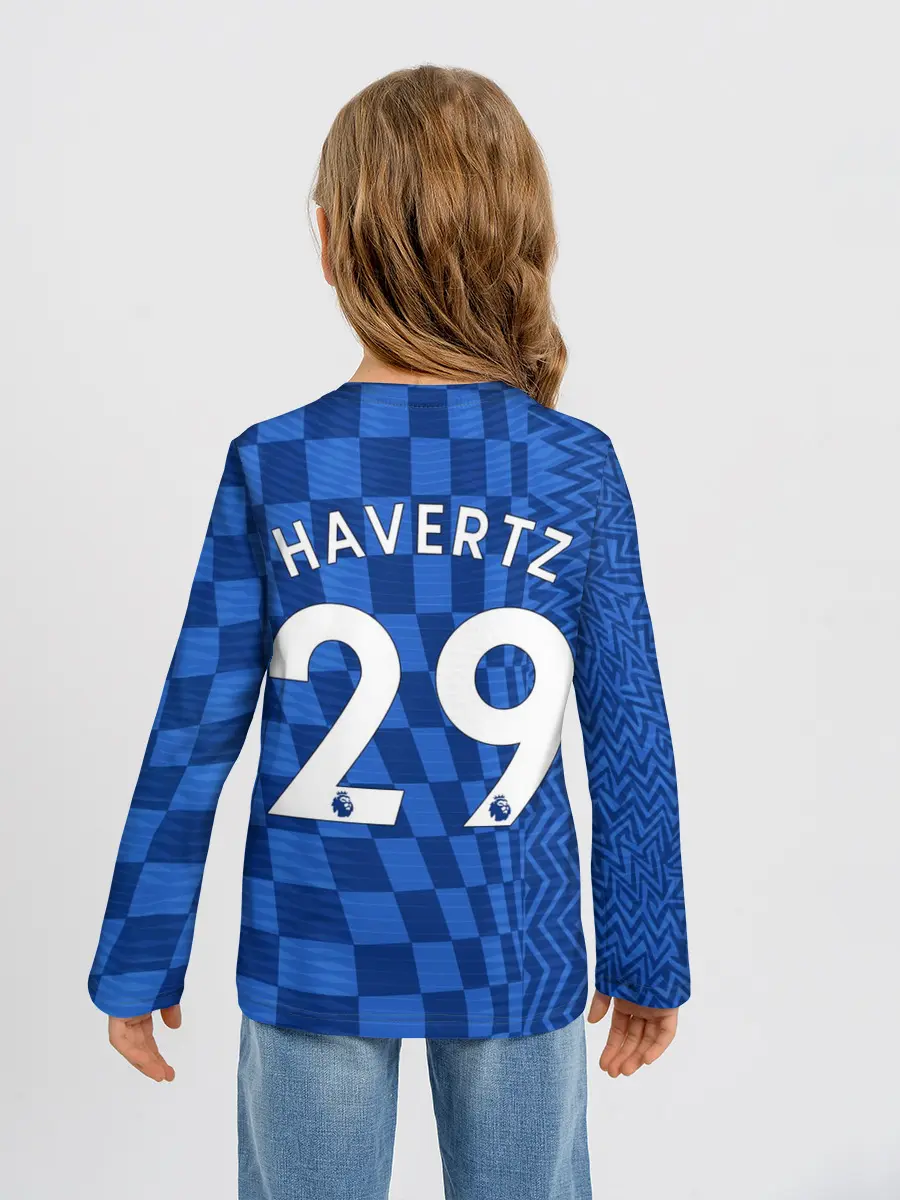 Детский лонгслив / Хаверц Челси фома 2021/2022