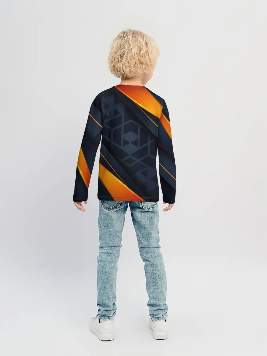 Детский лонгслив / BLACK ORANGE