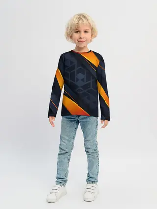 Детский лонгслив / BLACK ORANGE