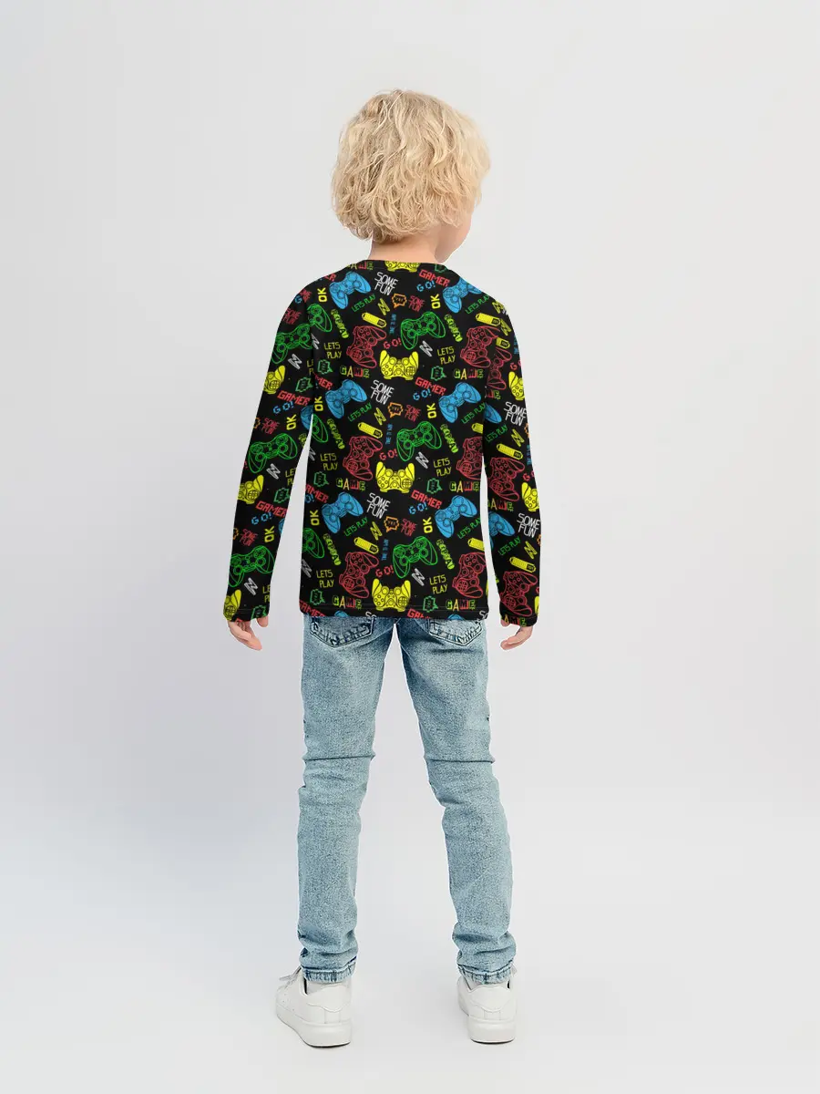 Детский лонгслив / Топ-геймер