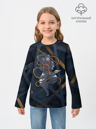 Детский лонгслив / Ниндзя