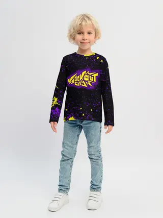 Детский лонгслив / Knockout City, logo