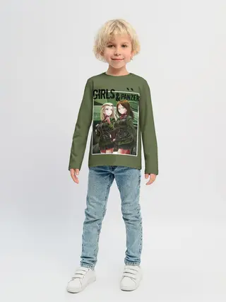 Детский лонгслив / Девушки и танки