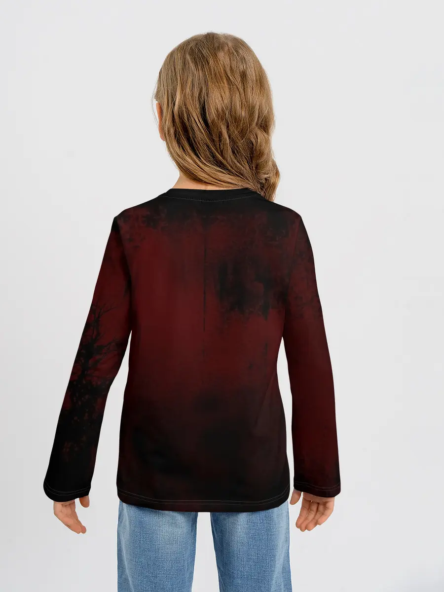 Детский лонгслив / Аста с книгой магии и демон