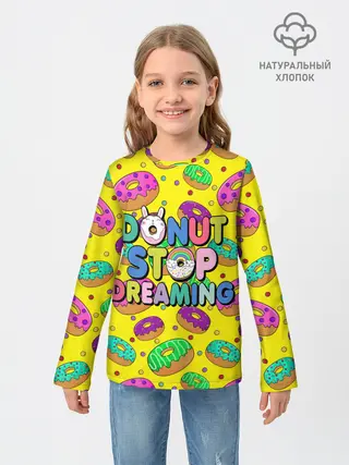 Детский лонгслив / DONUTS