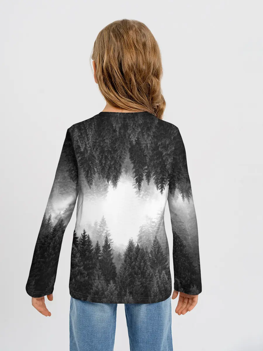 Детский лонгслив / Клыки леса