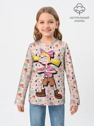 Детский лонгслив / Эй, Арнольд! Хельга Патаки
