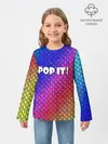 Детский лонгслив / Pop It!/ Simple Dimple