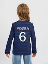 Детский лонгслив / Погба футболист Франция