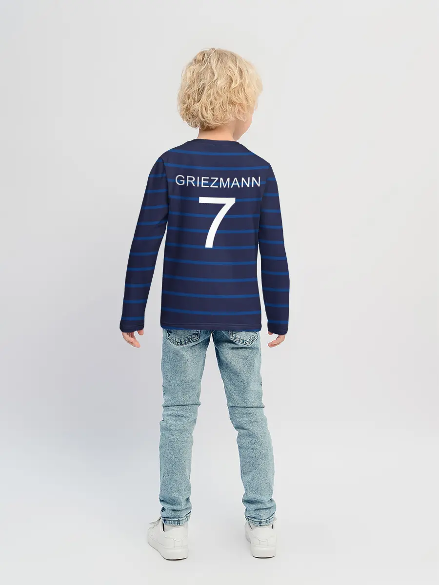 Детский лонгслив / Гризман футболист Франция
