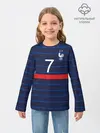 Детский лонгслив / Гризман футболист Франция