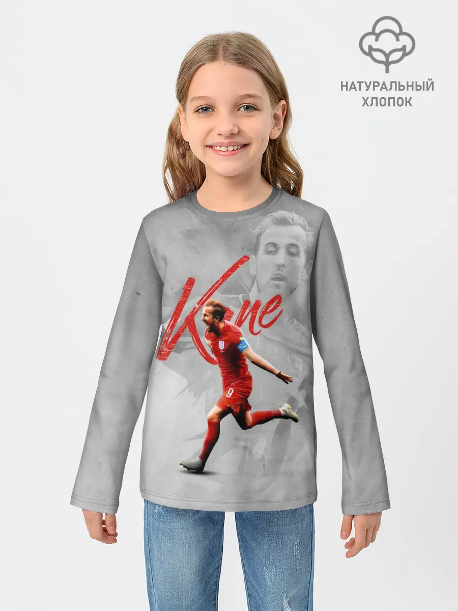 Детский лонгслив / Harry Kane footballer