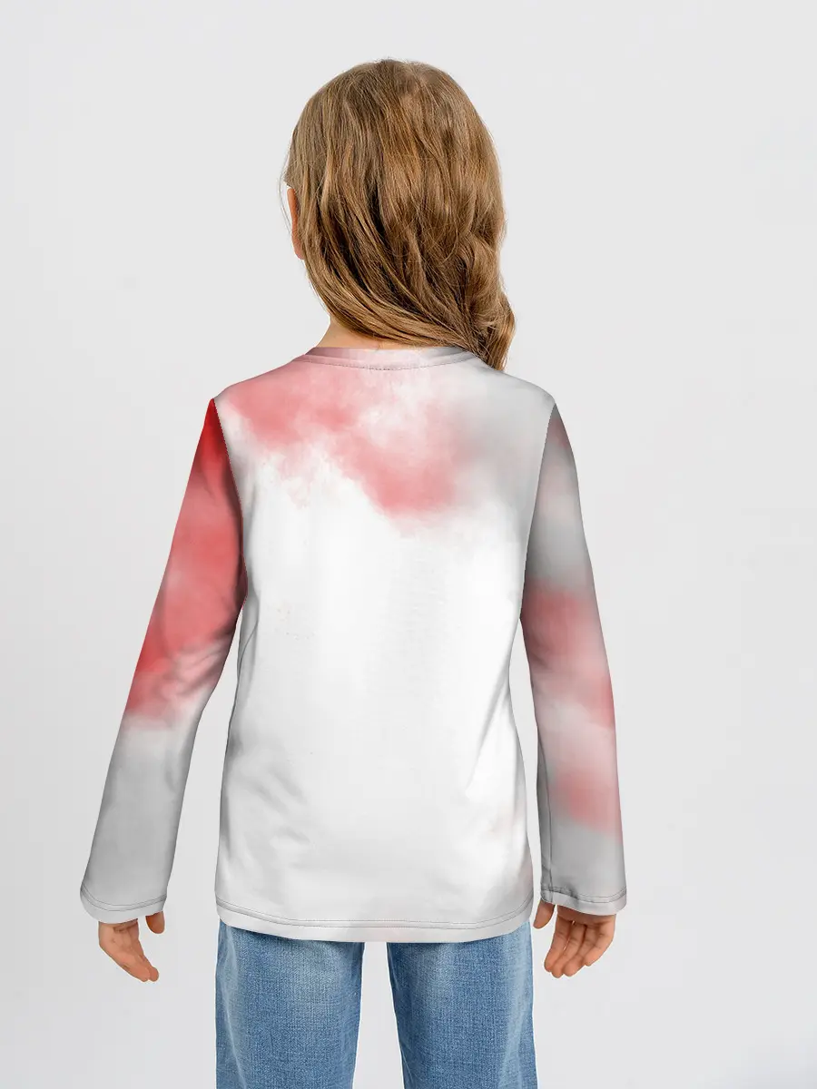 Детский лонгслив / Чёрный клевер Черный Аст а