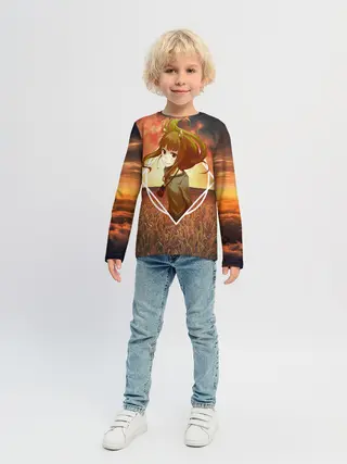 Детский лонгслив / Волчица Хоро