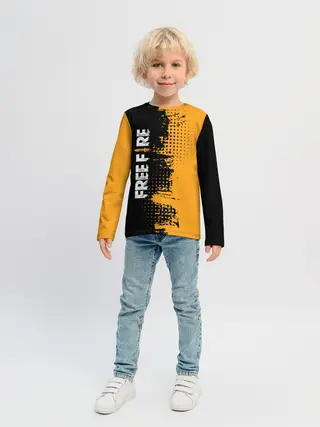 Детский лонгслив / Free Fire ? Фри Фаер.