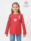 Детский лонгслив / Lewandowski Poland 9