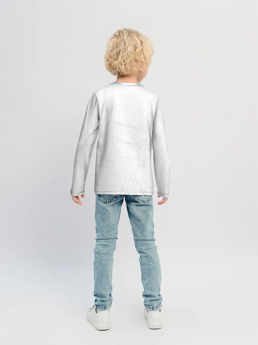 Детский лонгслив / Чёрный клевер Аста