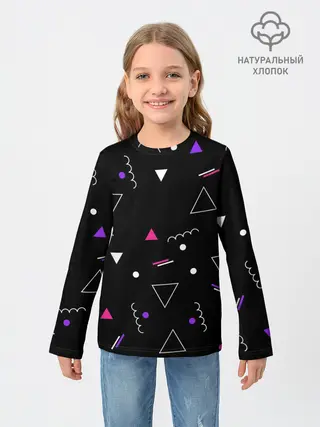 Детский лонгслив / Фигуры
