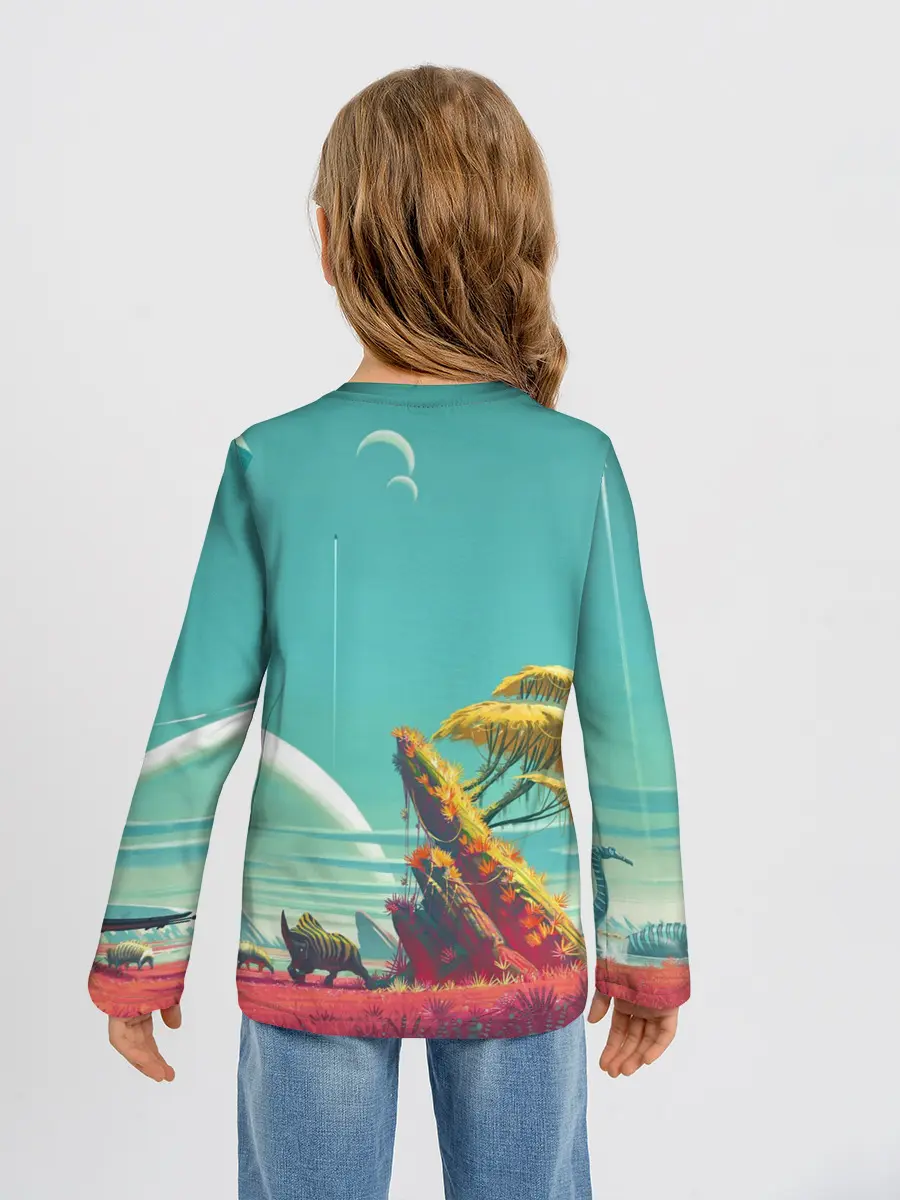 Детский лонгслив / No Man Sky