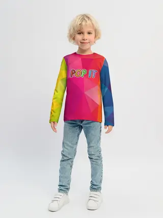 Детский лонгслив / POP IT | ПОП ИТ