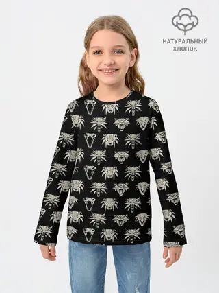 Детский лонгслив / THE WITCHER ЛОГОТИПЫ