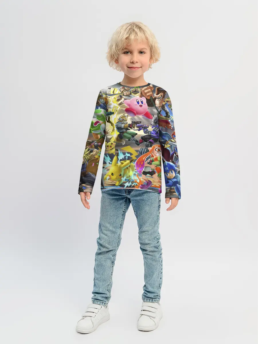 Детский лонгслив / Super Smash World