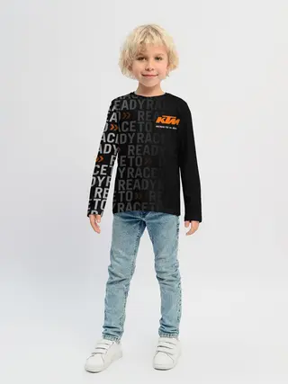 Детский лонгслив / KTM MOTORCYCLES / КТМ МОТОЦИКЛЫ