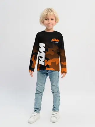 Детский лонгслив / KTM MOTORCYCLES / КТМ МОТОЦИКЛ