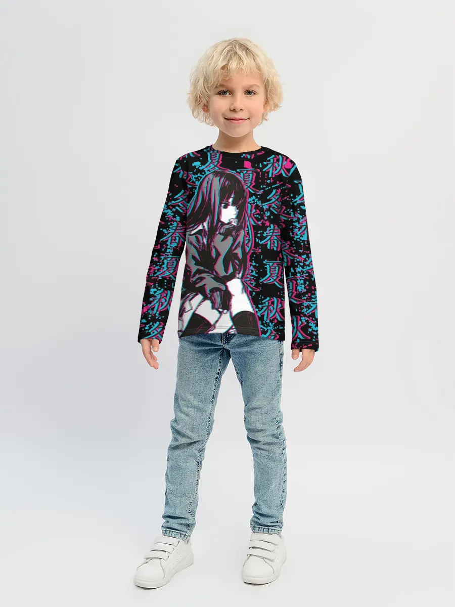 Детский лонгслив / Sad Anime Girl