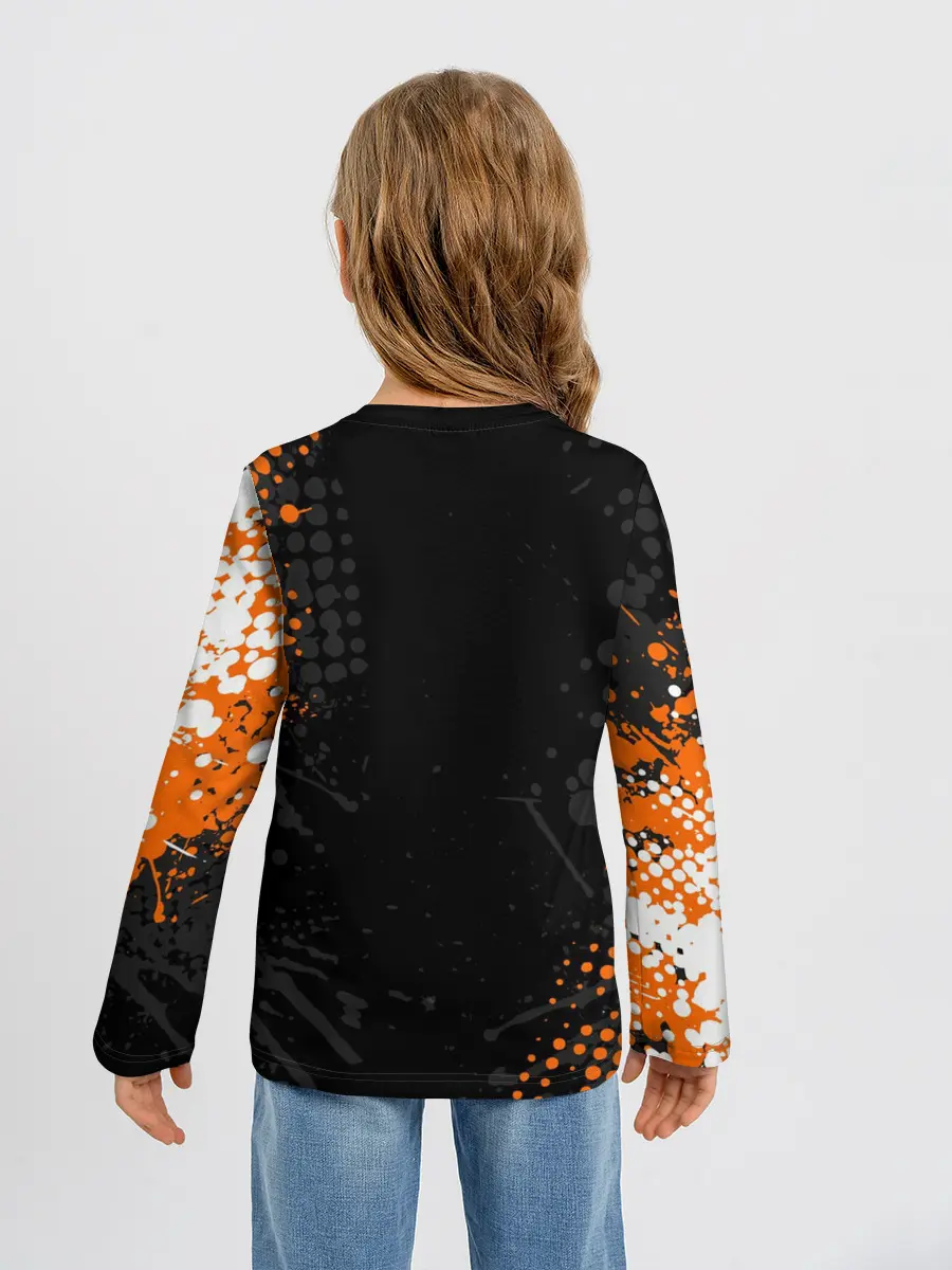 Детский лонгслив / KTM MOTORCYCLES / КТМ МОТОЦИКЛЫ