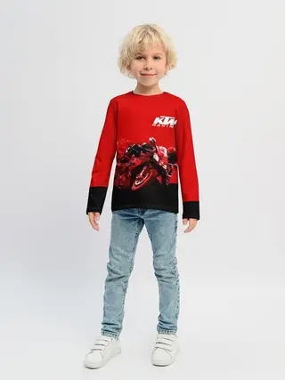 Детский лонгслив / KTM MOTORCYCLES / КТМ МОТОЦИКЛ