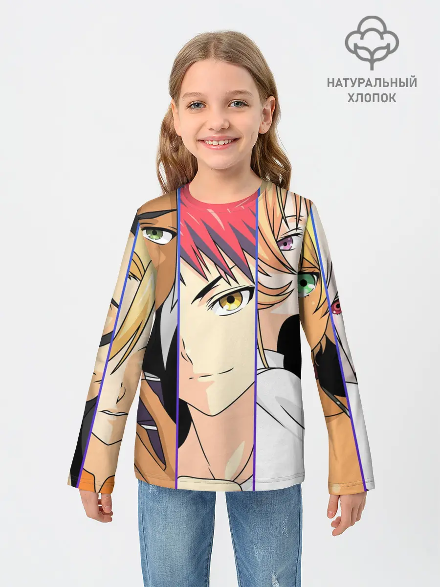 Детский лонгслив / Кулинарные друзья