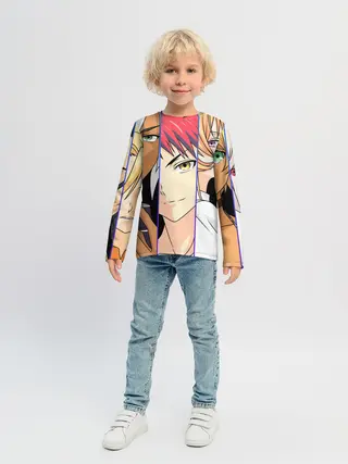 Детский лонгслив / Кулинарные друзья