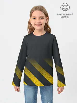 Детский лонгслив / Black