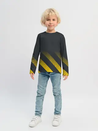 Детский лонгслив / Black