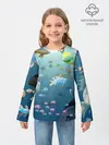 Детский лонгслив / Мультяшные рыбки | Пляжная