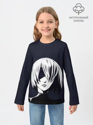 Детский лонгслив / Nier Automata | 2B