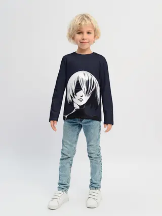 Детский лонгслив / Nier Automata | 2B