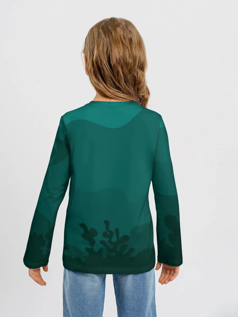 Детский лонгслив / Русалка