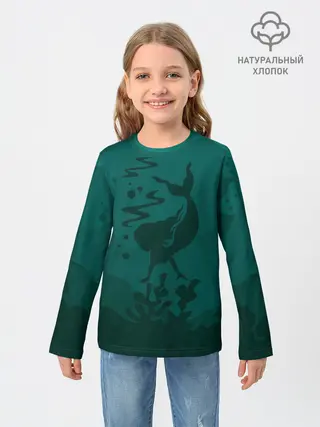 Детский лонгслив / Русалка